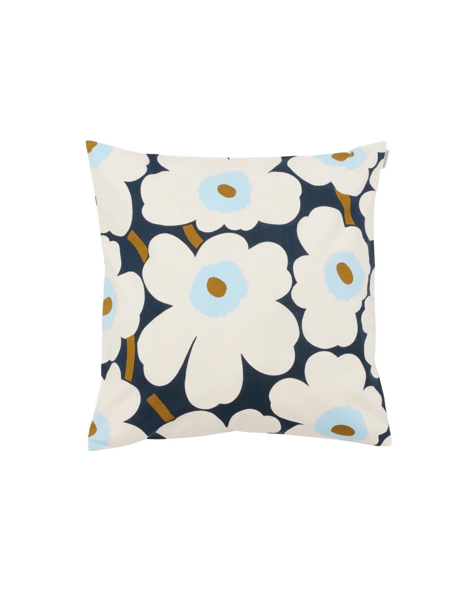 Pieni Unikko Tyynynpäällinen 50x50 cm mustikka, valk., k.sininen